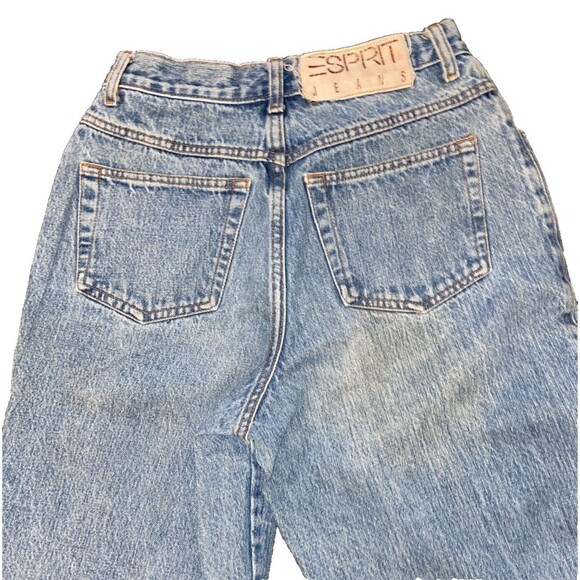 Vintage ESPRIT 90s blue jeans High Waist size 9 RN#46077 MADE IN MEXICO - Picture 4 of 14